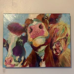Cow Picture Decor